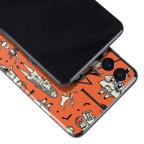 Disney The Nightmare Before Christmas Character Pattern print Galaxy S21 Plus 5G Skin